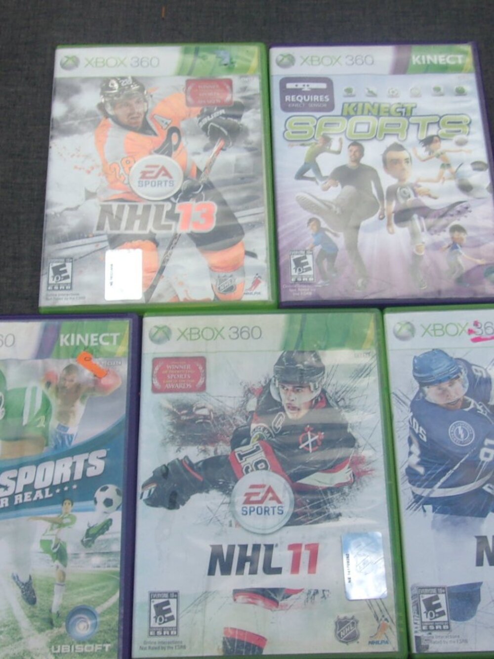 XBOX 360 Hockey / Sports DVD Collection